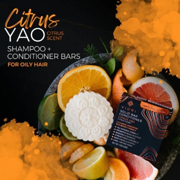 NEW！Viori Shampoo Bar＋Conditioner Bar＋Bamboo Holder Set -HIDDEN WATERFALL™ - Picture 10 of 11